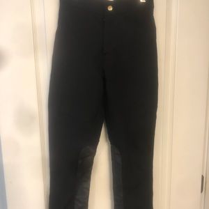 Jcrew pixie pants with leather size 0